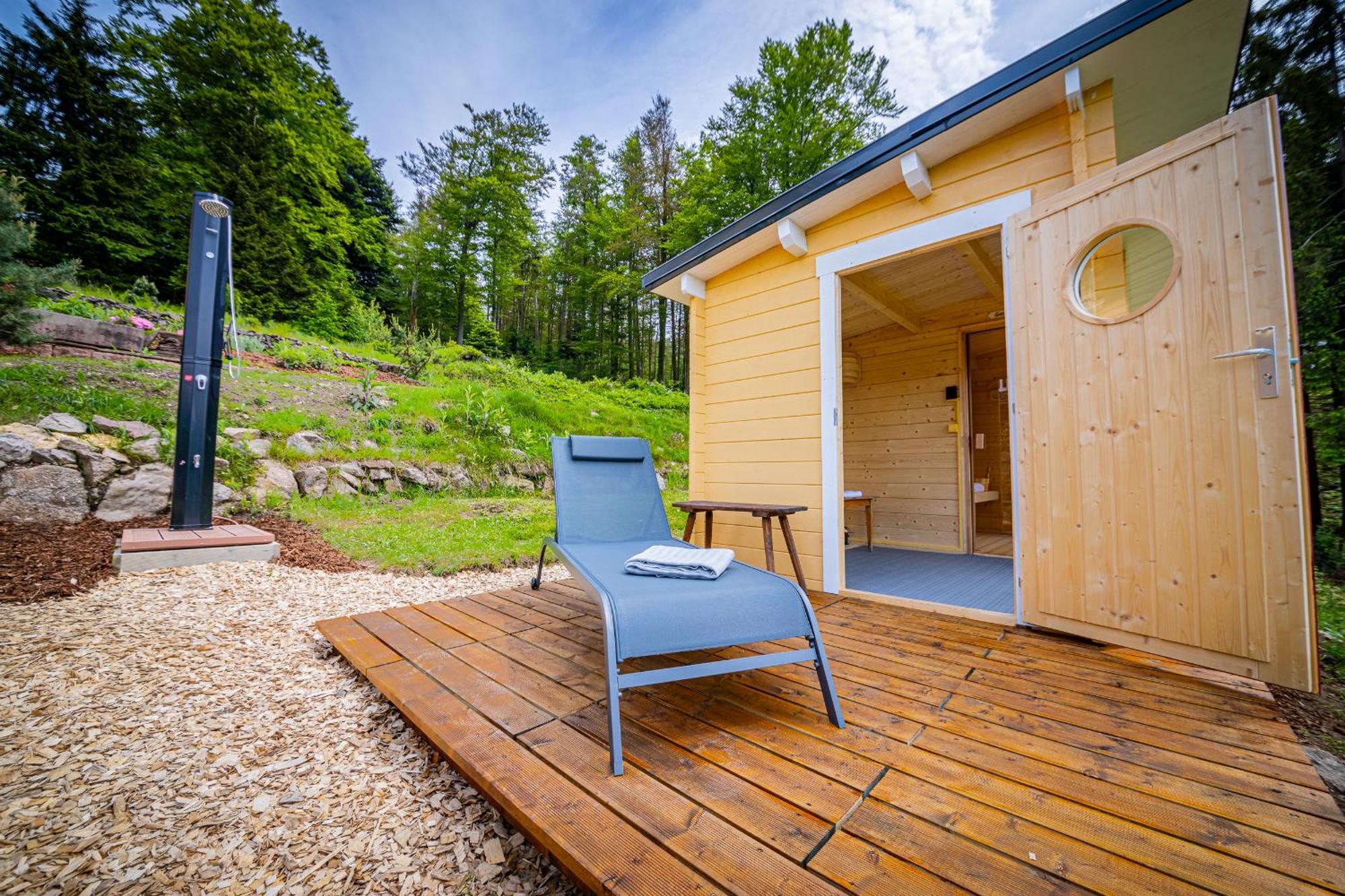 Sonnenhaeusle - Natur. Fernblick. Panorama-Sauna. Sasbachwalden Exteriér fotografie