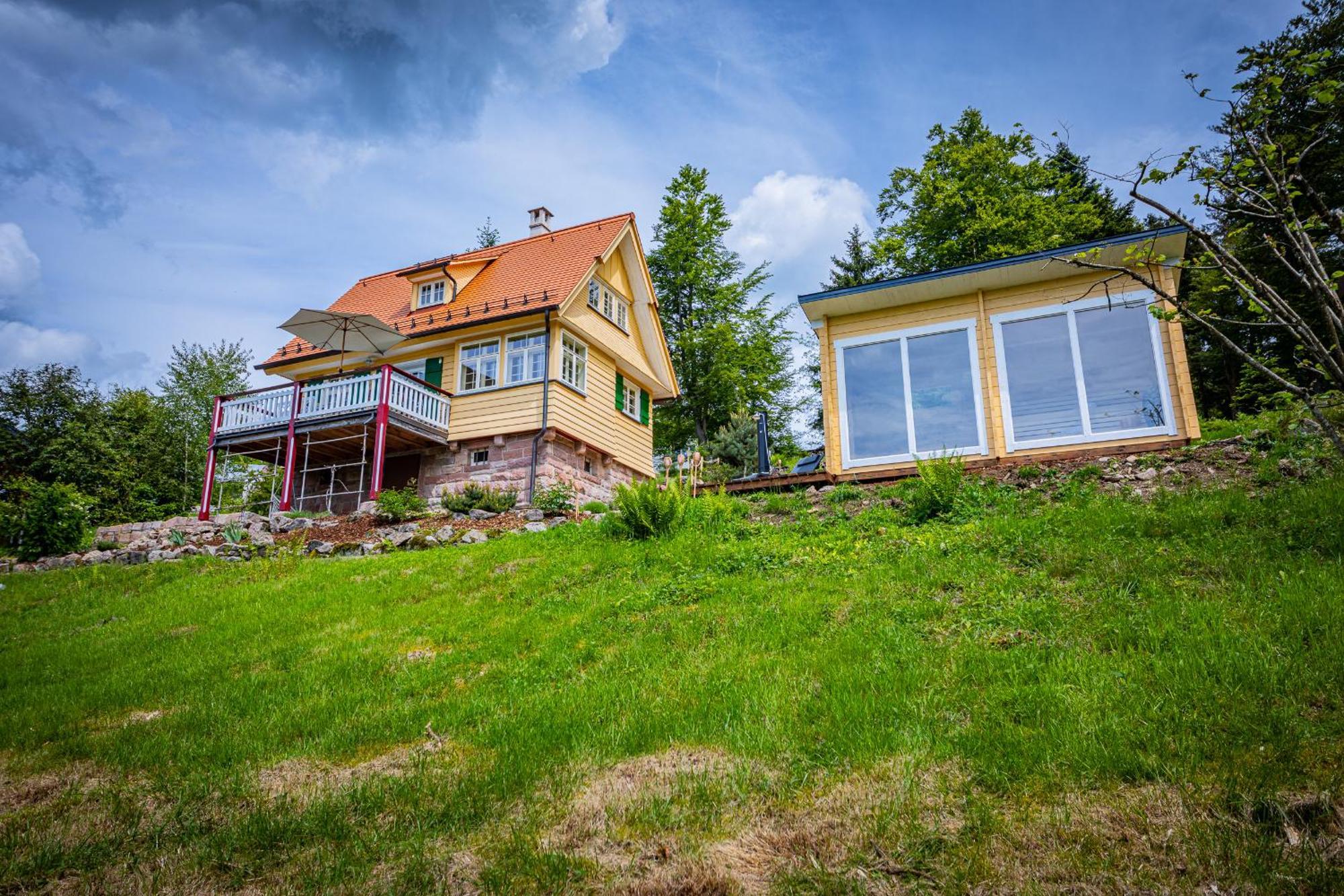 Sonnenhaeusle - Natur. Fernblick. Panorama-Sauna. Sasbachwalden Exteriér fotografie